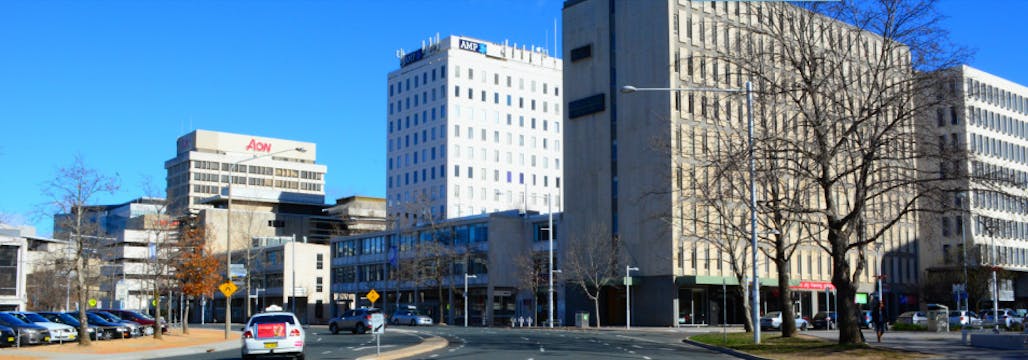Street view of AMP Building